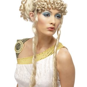 Perruque déesse blonde