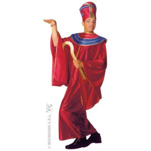 Costume Pharaon rouge et bleu