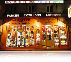 Magasin déguisements pas chers Paris, boutique location de costumes pas chers