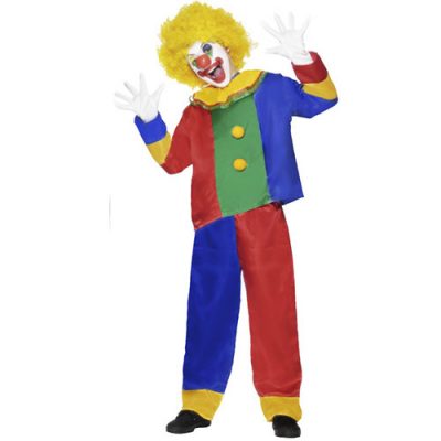 Costume enfant clown multicolore