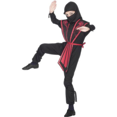 Henbrandt Costume Enfant Ninja Grand Taille Age 10-12 Ans 