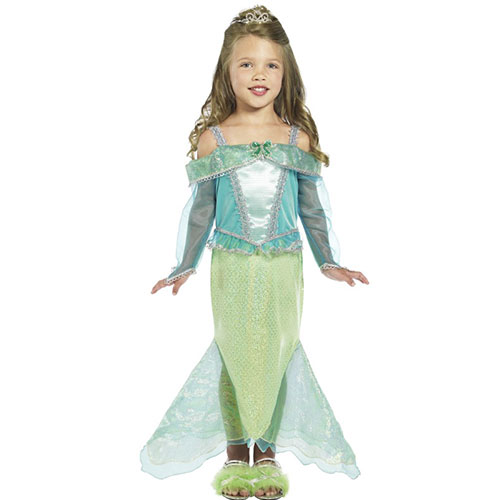 Costume enfant princesse sirène tout-en-un - Déguisement enfant Paris