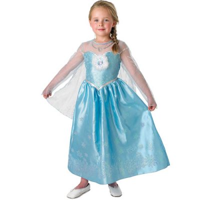 Costume enfant princesse Elsa Reine des Neiges Disney