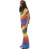Costume homme 1960 hippie coloré profil