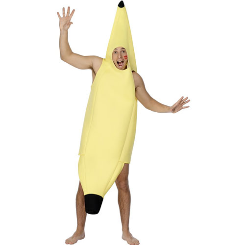 Costume Homme Fun et Branché avec Motif Bananes Fluo