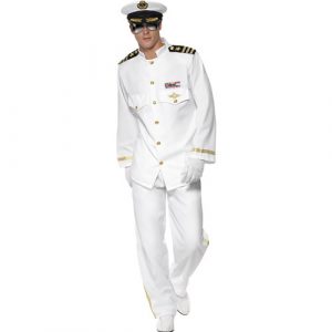 Costume homme capitaine blanc