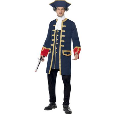 Costume homme commandant pirate