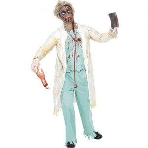 Costume homme docteur zombie