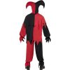 Costume homme joker noir rouge dos