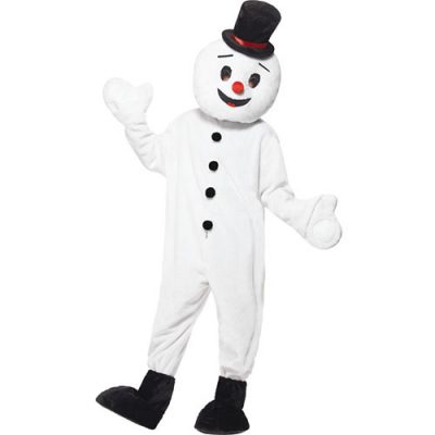 Costume homme mascotte bonhomme neige