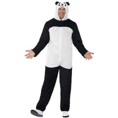 Costume homme panda noir blanc
