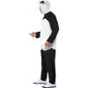 Costume homme panda noir blanc profil