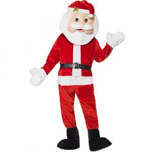 Costume homme père Noël mascotte