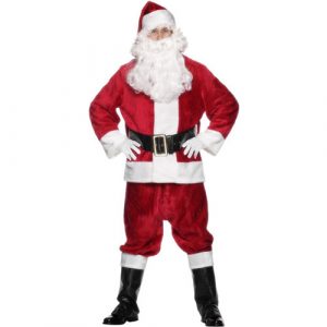 Costume homme père Noël luxe