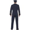 Costume homme pilote bleu marine dos