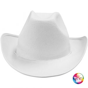 Chapeau cowboy blanc