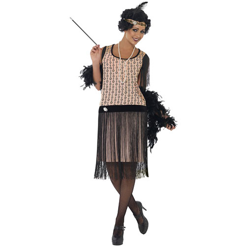 Costume femme 1920 Coco charleston avec accessoires