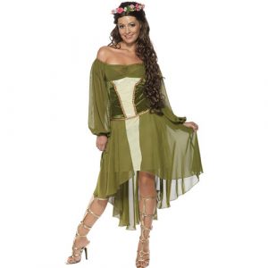 Costume femme belle bohémienne médiévale
