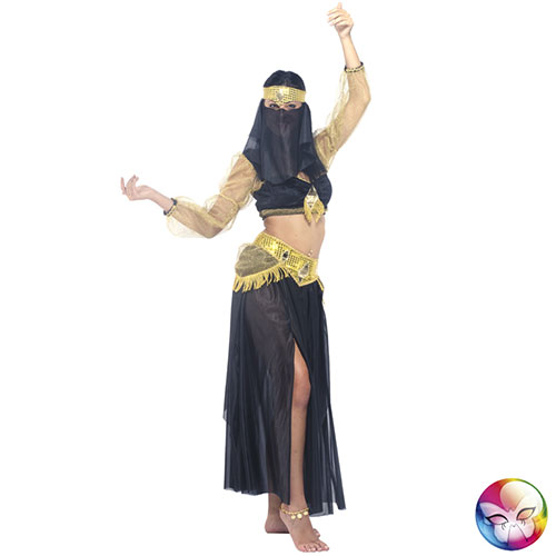 La Fille Est En Costume De Danseuse Orientale Avec Un Mouchoir Image stock  - Image du égyptien, culture: 171548817