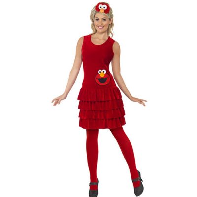 Costume femme Sesame Street Elmo