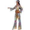 Costume femme hippie flower power profil