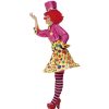 Costume femme lady clownette profil
