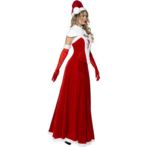 Déguisement Mère Noël velours - Costume femme pas cher 