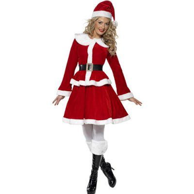 Costume femme miss Santa