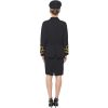 Costume femme officier de marine commander dos