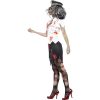 Costume femme policière zombie profil