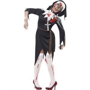 Costume femme religieuse zombie