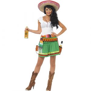 Costume femme mexicaine Tequila shooter