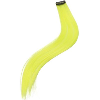Rajout extension cheveux jaune