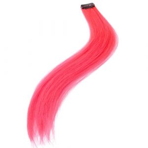 Rajout extension cheveux rose