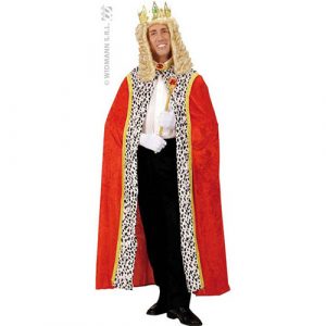 Cape royale velours rouge - Accessoire déguisement