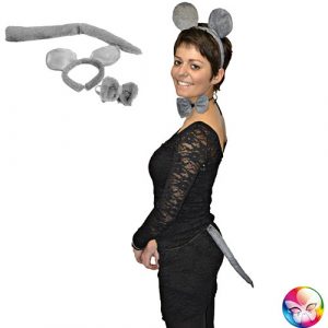 Kit souris grise - Accessoire déguisement