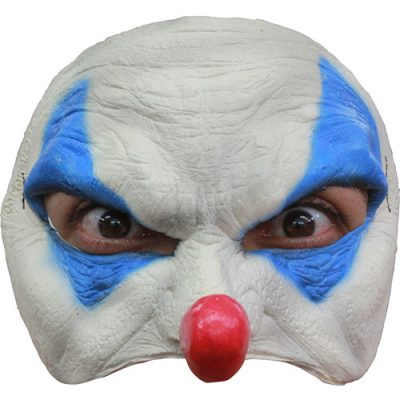 Demi masque clown joyeux adulte
