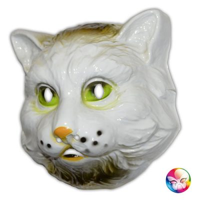 Masque plastique rigide chat adulte