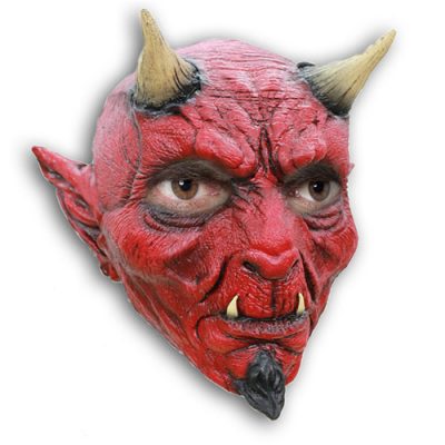 Masque complet diable effrayant latex adulte