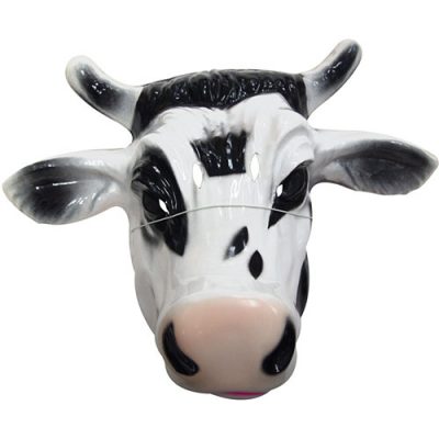 Masque plastique rigide vache adulte
