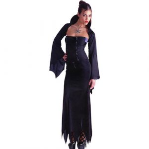 Costume femme sorcière sexy noire