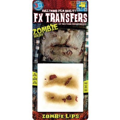 Lèvres de zombie Transfert 3D