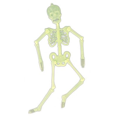 Squelette articulé phosphorescent