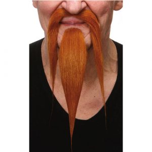 Moustache barbe luxe chinois rousses