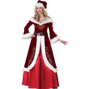 Costume femme Mère Noël qualité supérieure