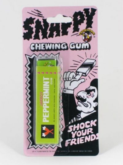 chewing gum choc electrique