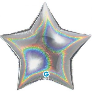ballon-helium-etoile-holographique-argent-45-cm