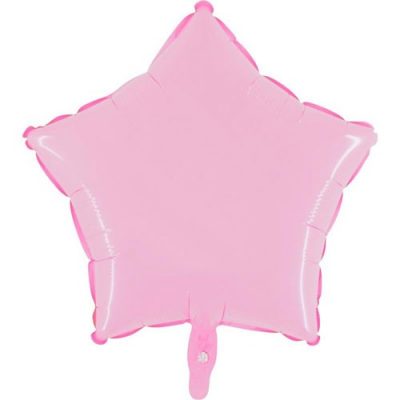 ballon-helium-etoile-rose-clair-45-cm