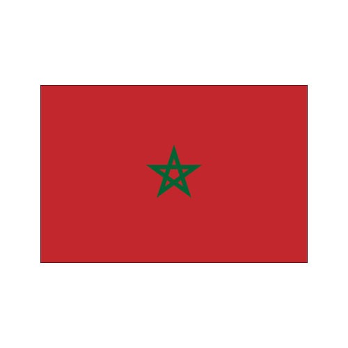 Drapeau du Maroc, 90 x 150 cm - Aux Feux de la Fête - Paris